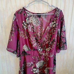 Torrid Chiffon Floral Blouse 2X